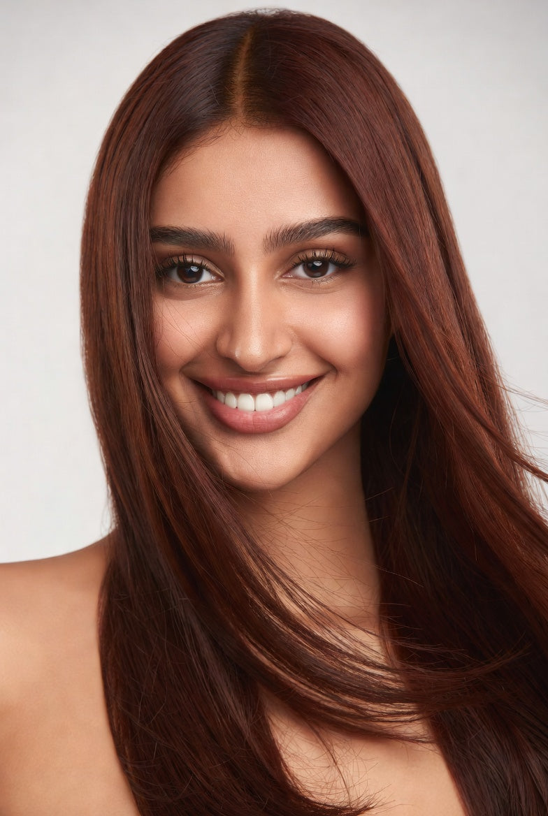 Renee Blanche Haute Coiffure 5.55 Intense Red Light Brown 100ml – Italian Professional Permanent Hair Color | Vibrant Fiery Red Light Brown with Golden-Copper Glow & 100% Grey Coverage