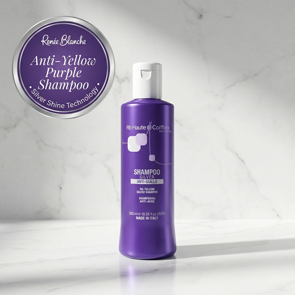 Anti yellow purple shampoo