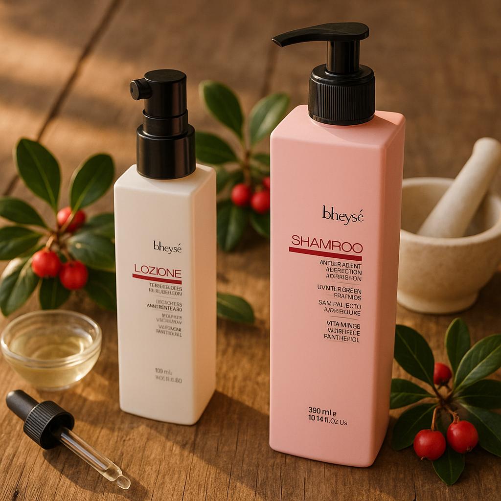 Bheysé Energy Anti-Hair Loss Shampoo 300ml – Italian Professional with Wintergreen, Panthenol & Saw Palmetto | Reduces Hair Fall & Strengthens Hair