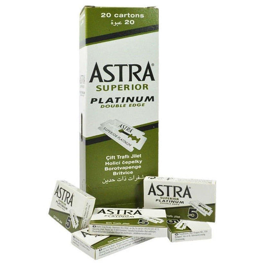 Astra Superior Platinum Double Edge Razor Blades-100pc