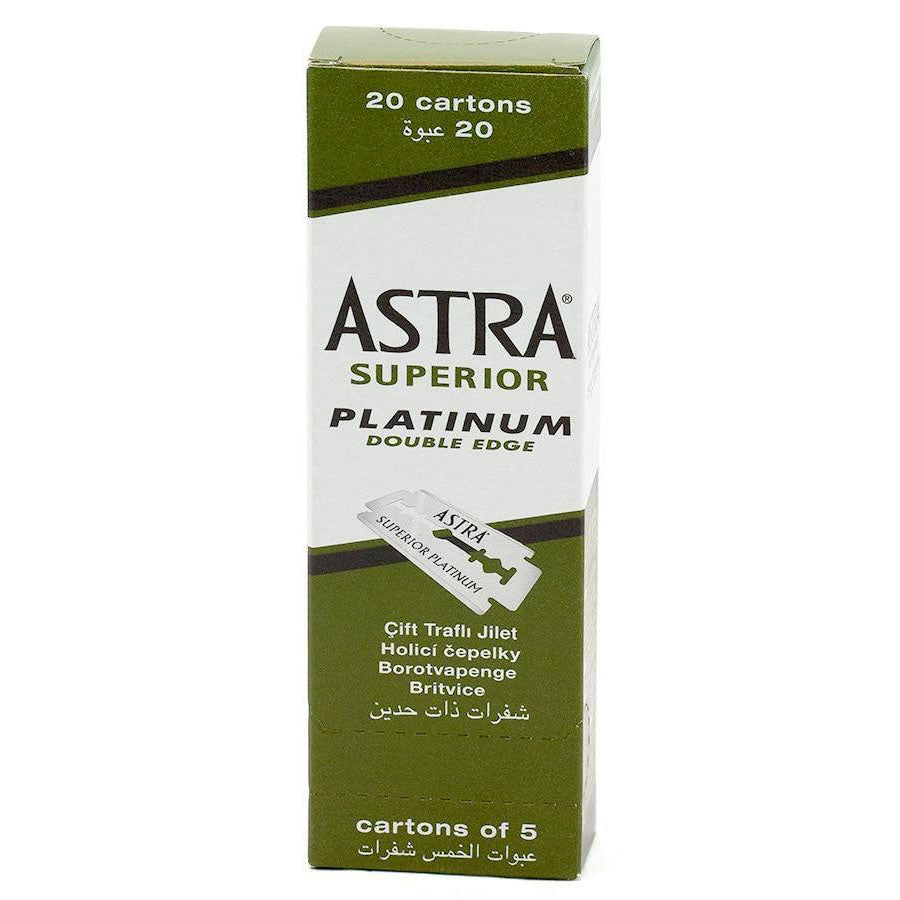 Astra Superior Platinum Double Edge Razor Blades-100pc