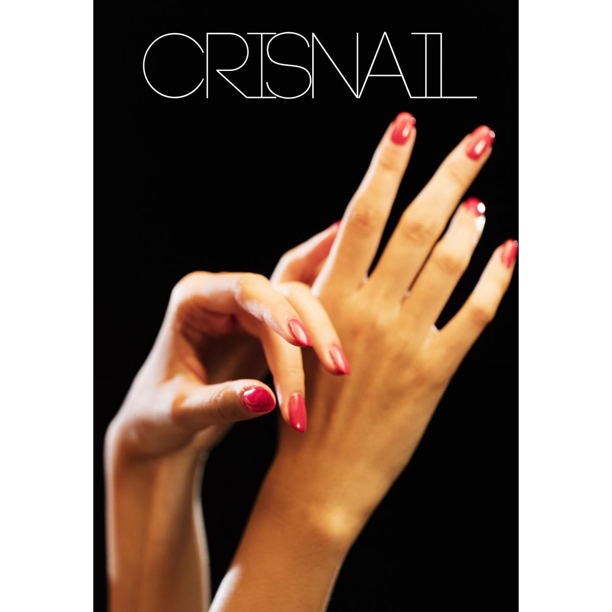 Crisnail Gel Revolution Gel Polish, Red Glitter Gel Nail Polish-15ml