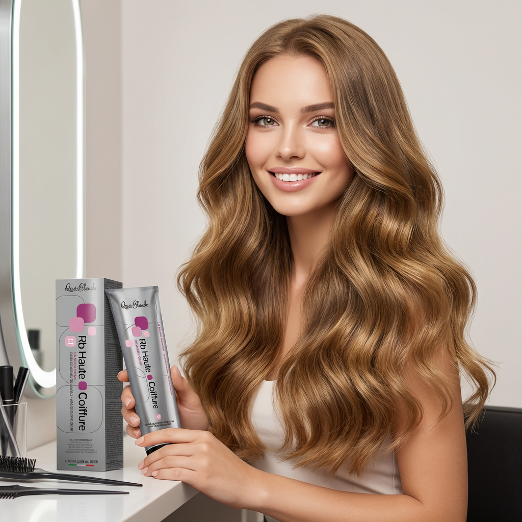 Renee Blanche Haute Coiffure 6.00 Natural Intense Dark Blonde 100ml – Professional Permanent Hair Color | Rich Natural Dark Blonde with Full Grey Coverage & Salon Shine