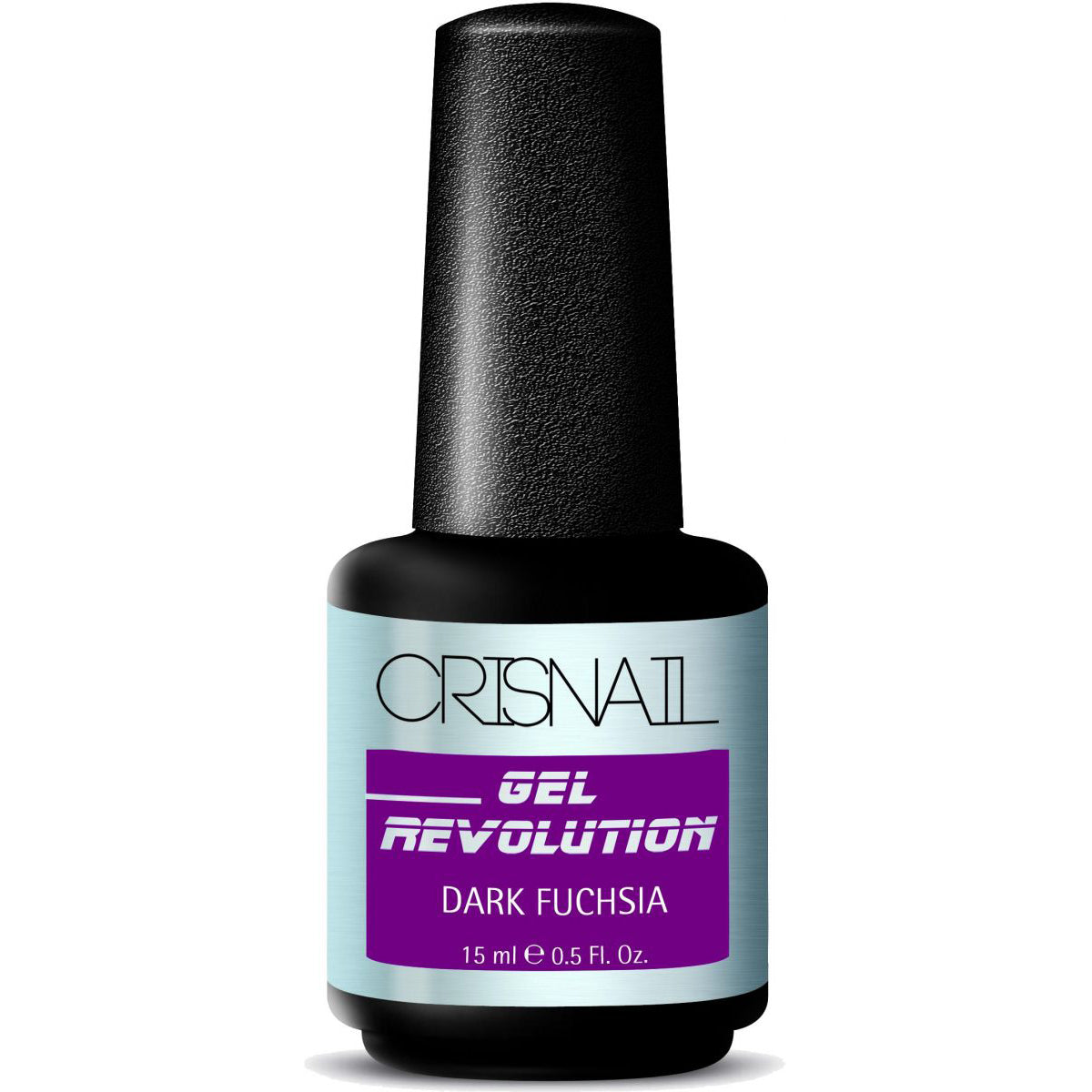 Crisnail Gel Revolution Gel Polish, Dark Fuchsia Gel Nail Polish-15ml