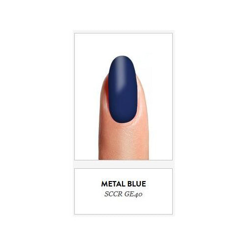 Crisnail Gel Revolution Gel Polish, Metal Blue Gel Nail Polish-15ml