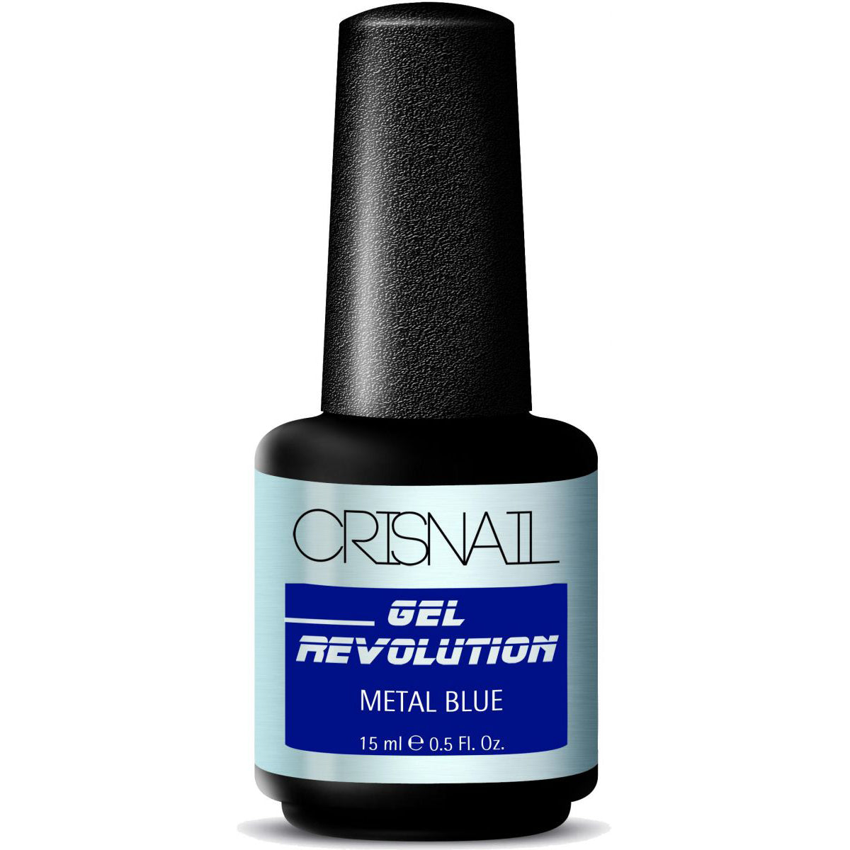 Crisnail Gel Revolution Gel Polish, Metal Blue Gel Nail Polish-15ml
