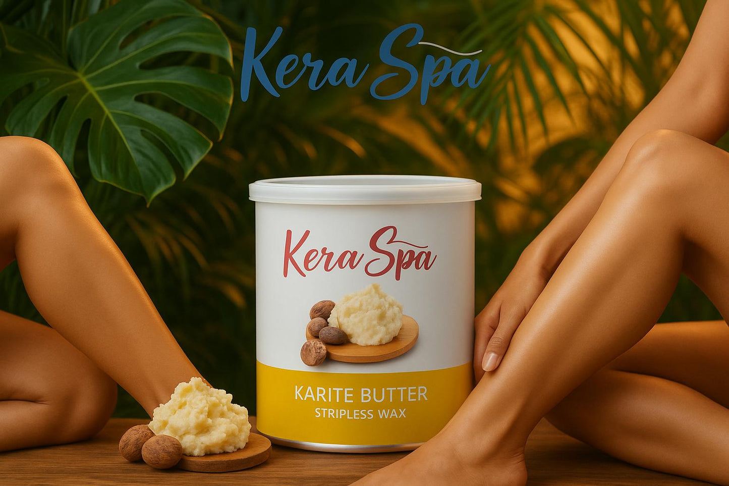 KeraSpa Karite Butter film wax, Professional hair removal wax - Spain