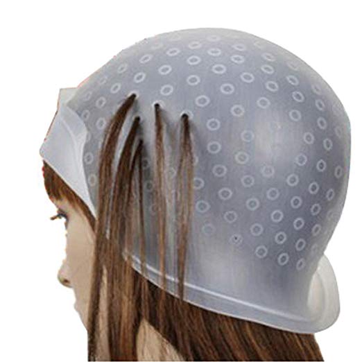 Reusable Hair Coloring Highlighting also Cap Hook Tipping