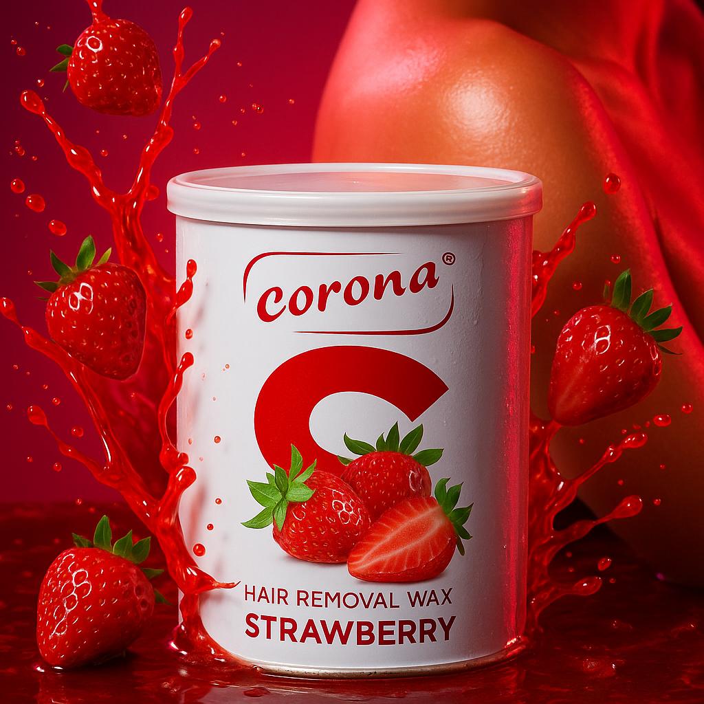 Corona  Strawberry Wax, Hair removal wax - 800 Ml- Spain